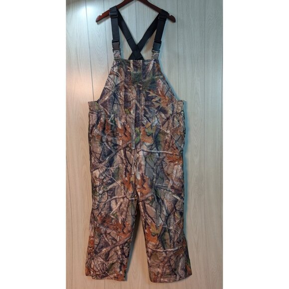 Field & Stream Bib Overalls Men 2XL Realtree Camo HydroProof Ultra Waterproof - Picture 1 of 10